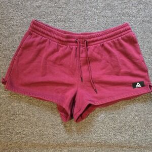 Reebok Sweat Shorts‎ Lounge Drawstring Athletic Maroon XL